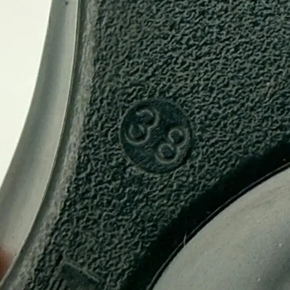 Y2K Harris Leather Wedge Sandals US 7.5 EU 38 Made in Italy Bow Platform Heels - Picture 7 of 9